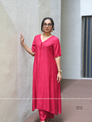 V-Neck Tunic & Trouser Set