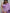 Bhumi - Pranikas Dabu Print Cotton Striped Lilac Saree Unstitched Blouse