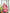 Bhumi Floral Pink Dabu Block Printed Saree