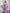 Bhumi - Pranikas Dabu Print Cotton Striped Lilac Saree Unstitched Blouse